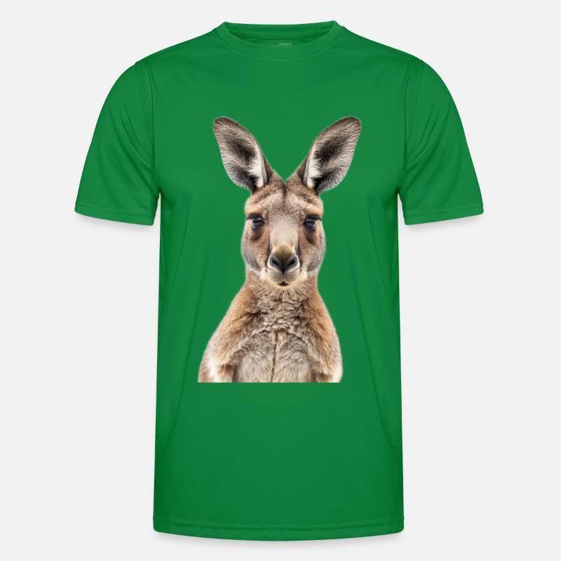 Känguru Männer Funktions-T-Shirt