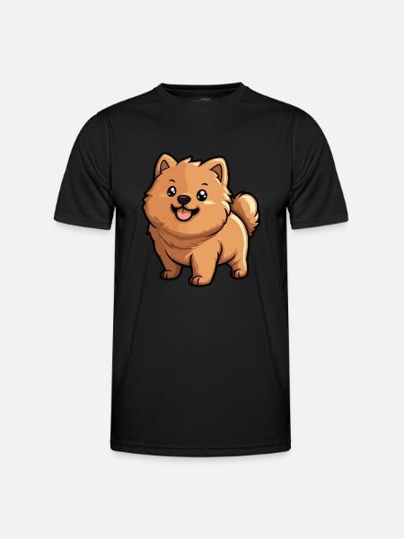 Chow Chow Dog Cute - Men's Functional T-Shirt - black