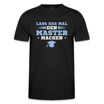 Studium Masterprüfung bestanden Master Abschluss - Männer Funktions-T-Shirt - Schwarz - Vorne - AI Model Male 178 dark (178cm)