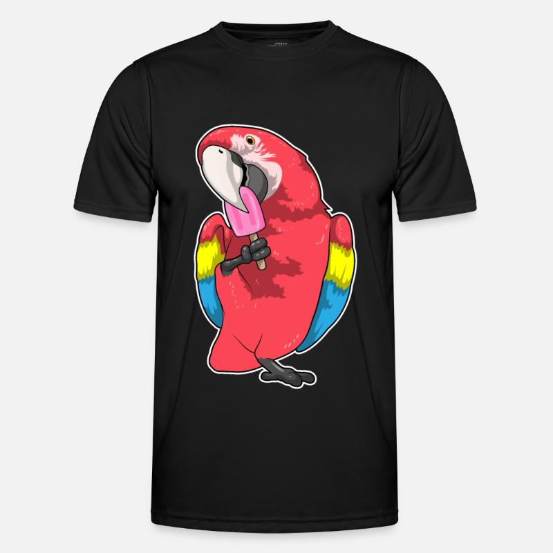 Parrot popsicles - Men's Functional T-Shirt - black