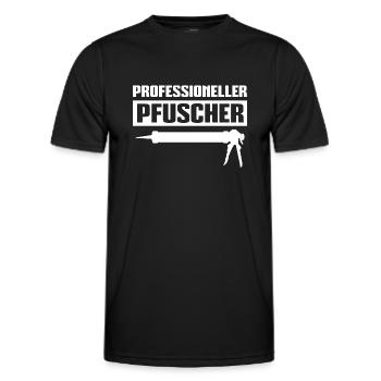 Kartuschenpresse Pfuscher Handwerker Geschenk - Männer Funktions-T-Shirt - Schwarz - Vorne - AI Model Male 178 dark (178cm)