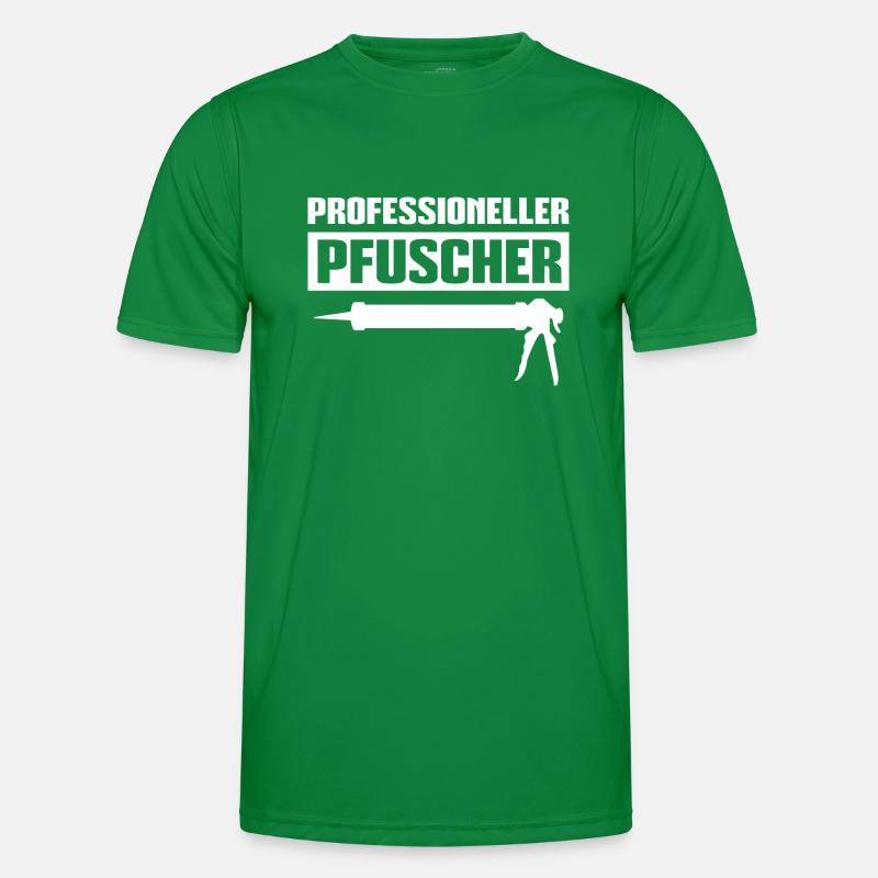 Kartuschenpresse Pfuscher Handwerker Geschenk Männer Funktions-T-Shirt