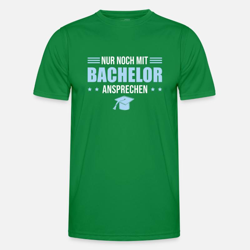 Bachelorprüfung Studium Bachelor Abschluss Männer Funktions-T-Shirt