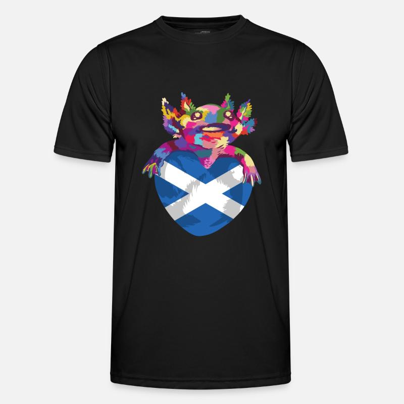 Drapeau écossais Drapeau écossais Alba GB Royaume-Uni T-shirt sport Homme