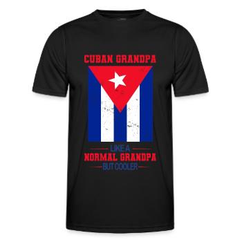Cuba - T-shirt sport Homme - noir - Devant - AI Model Male 178 dark (178cm)