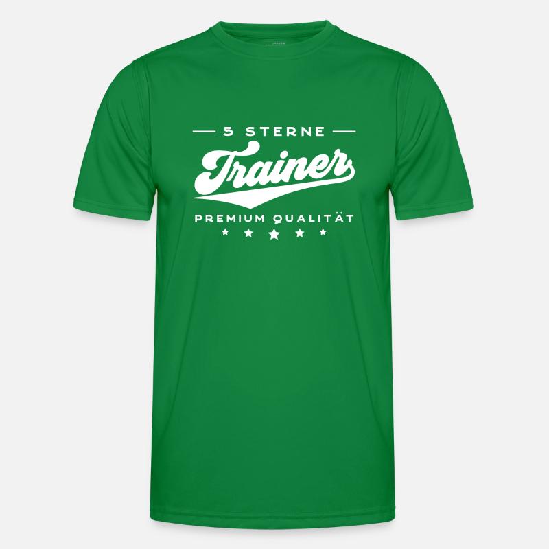 Fußballtrainer Bester Trainer Männer Funktions-T-Shirt