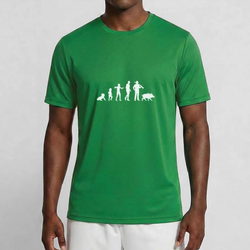 evolution jäger humor jäger mann opa geschenk Männer Funktions-T-Shirt