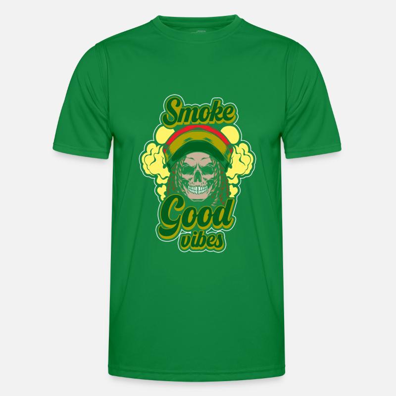 Cannabis Joint Haschisch Männer Funktions-T-Shirt