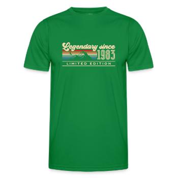40er Geburtstag Jahrgang 1983 geboren - Männer Funktions-T-Shirt - Kelly Green - Vorne - AI Model Male 178 dark (178cm)