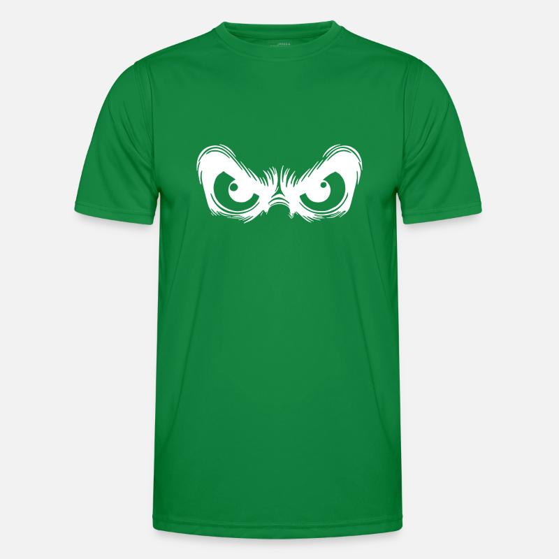 Observing eyes with a fixed gaze Men's Functional T-Shirt