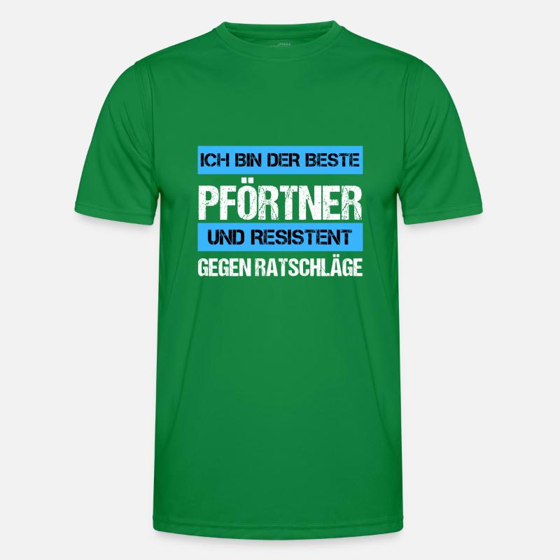 Resistenter Pförtner Männer Funktions-T-Shirt
