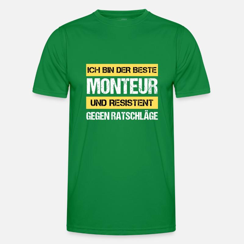 Resistenter Monteur Männer Funktions-T-Shirt