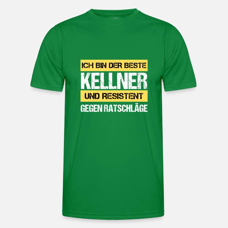 Resistenter Kellner Männer Funktions-T-Shirt
