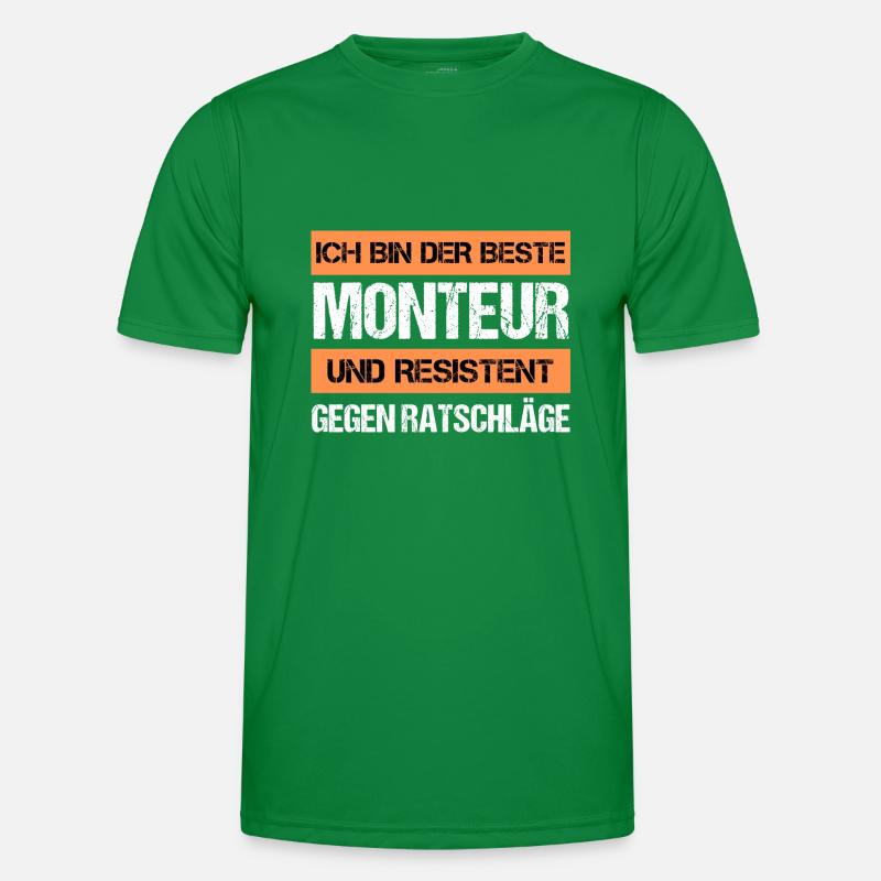 Resistenter Monteur Männer Funktions-T-Shirt