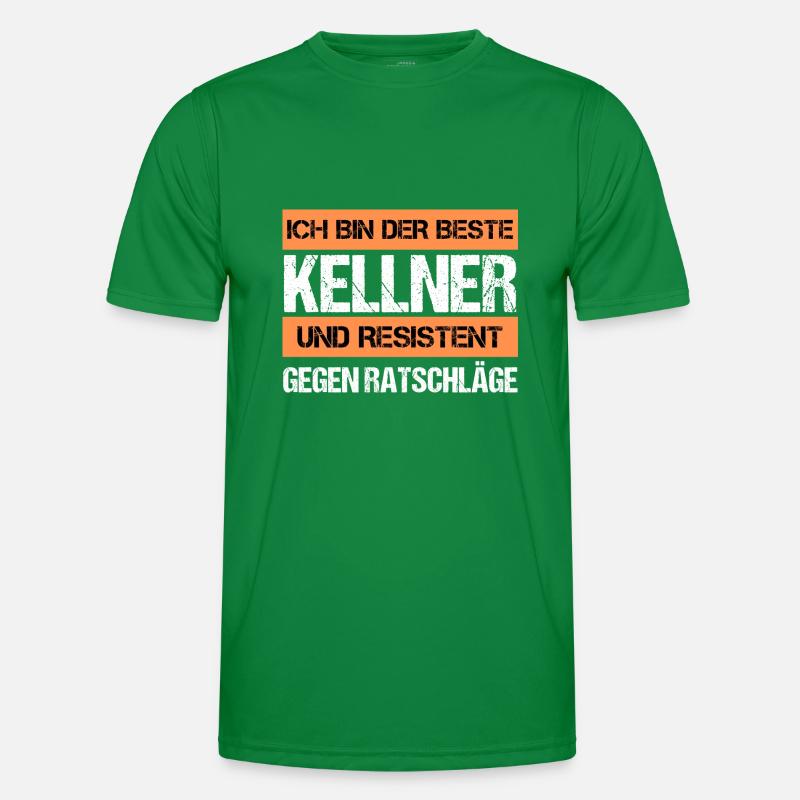 Resistenter Kellner Männer Funktions-T-Shirt