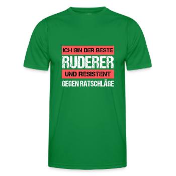 Rameur résistant - T-shirt sport Homme - vert - Devant - AI Model Male 178 dark (178cm)