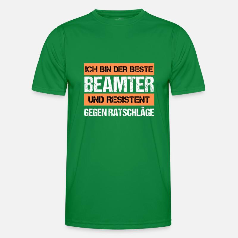 Resistenter Beamter Männer Funktions-T-Shirt