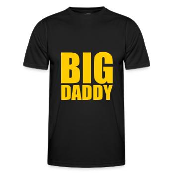 BIG DADDY - T-shirt sport Homme - noir - Devant - AI Model Male 178 dark (178cm)