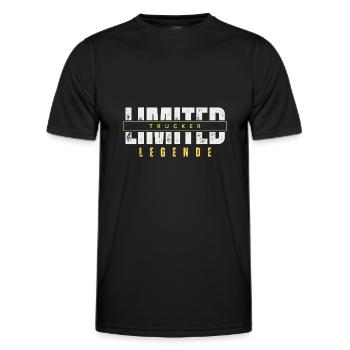 Limited Limited Legend. Legend. - Men's Functional T-Shirt - black - Front - AI Model Male 178 dark (178cm)