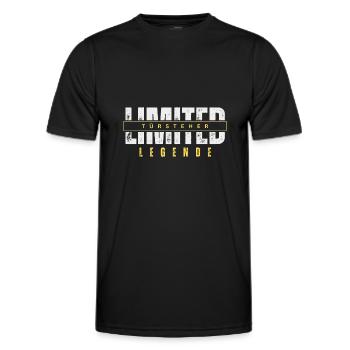Limited Bouncer Legend. - Men's Functional T-Shirt - black - Front - AI Model Male 178 dark (178cm)