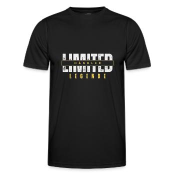 Limited Händler Legende. - Männer Funktions-T-Shirt - Schwarz - Vorne - AI Model Male 178 dark (178cm)