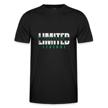 Limited Bouncer Legend. - Men's Functional T-Shirt - black - Front - AI Model Male 178 dark (178cm)