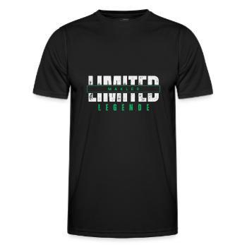 Limited broker legend. - Men's Functional T-Shirt - black - Front - AI Model Male 178 dark (178cm)