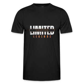 Limited Limited Legend. Legend. - Men's Functional T-Shirt - black - Front - AI Model Male 178 dark (178cm)