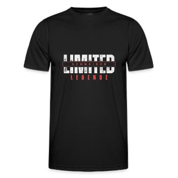 Limited Tailor Legend. - Men's Functional T-Shirt - black - Front - AI Model Male 178 dark (178cm)