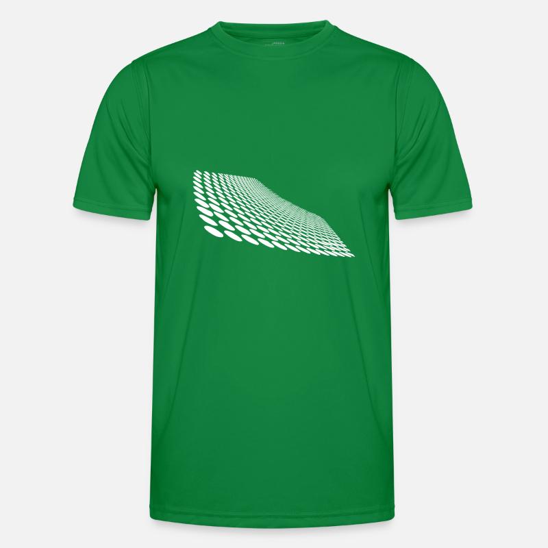 Geometric points on curved horizon surface Men's Functional T-Shirt
