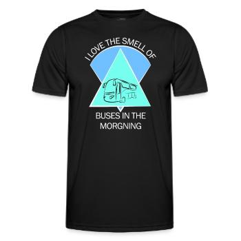 Bus Bus Driver School Bus Bus Bus Driver - Men's Functional T-Shirt - black - Front - AI Model Male 178 dark (178cm)