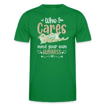 Kein Interesse Desinteresse Nein Sarkasmus - Männer Funktions-T-Shirt - Kelly Green - Vorne - AI Model Male 178 dark (178cm)