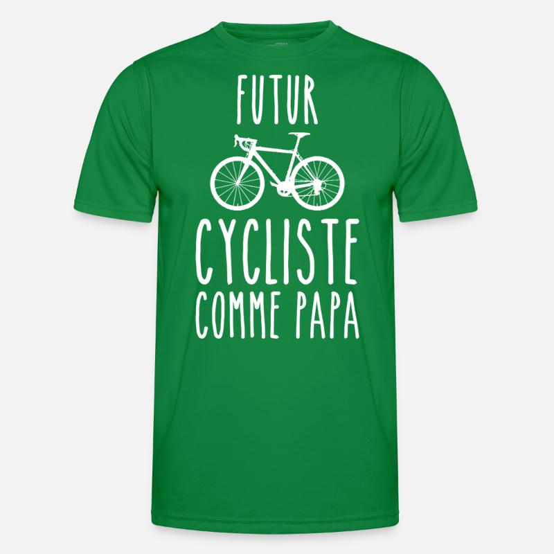 Future cyclist like dad Men's Functional T-Shirt