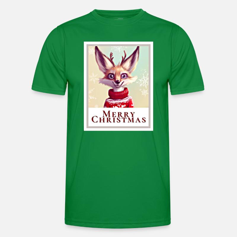 Portrait d’un mignon renard Fennec en pull T-shirt sport Homme