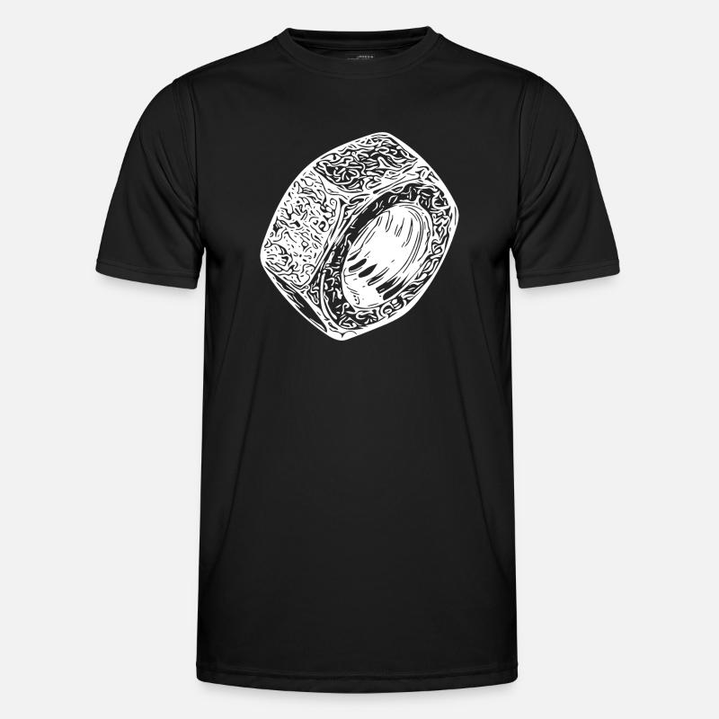Schraubenmutter heller Oberfläche - Männer Funktions-T-Shirt - Schwarz