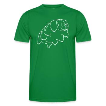 Tardigrade - Men's Functional T-Shirt - kelly green - Front - AI Model Male 178 dark (178cm)