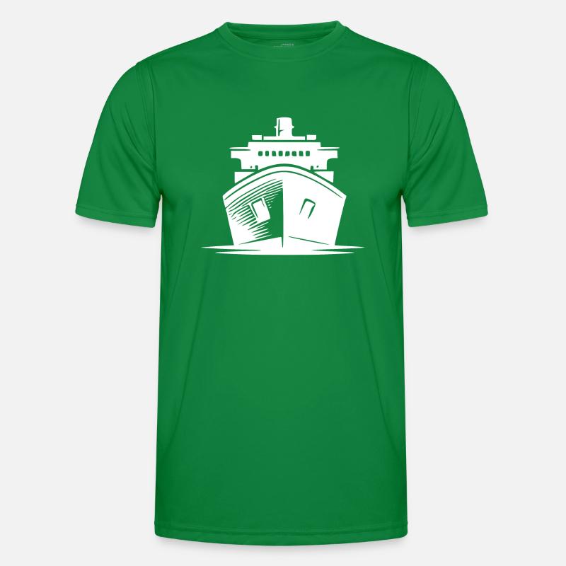 Model Ship Boat Builder Freighter Men's Functional T-Shirt