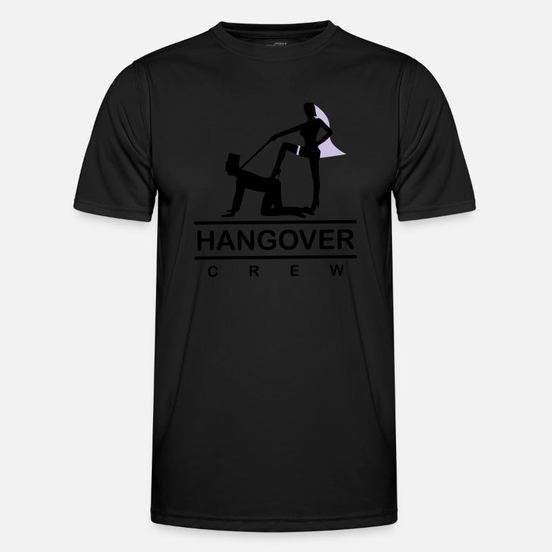 hangover 103 2c - Männer Funktions-T-Shirt - Schwarz
