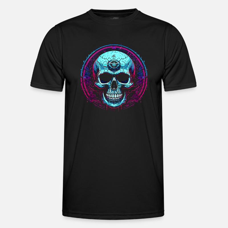 Skull - Men's Functional T-Shirt - black