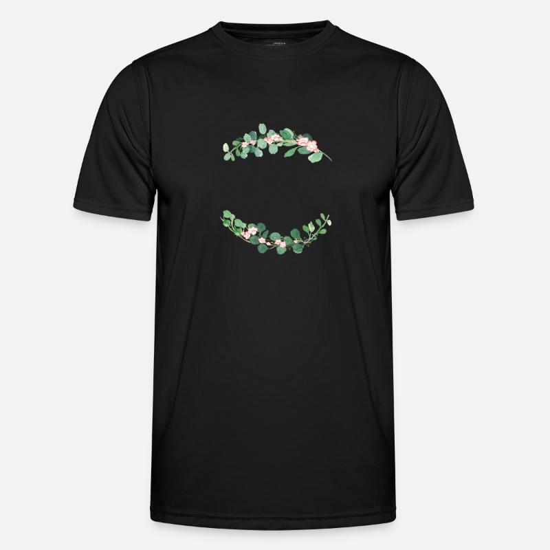(eukalyptus_wreath) Männer Funktions-T-Shirt