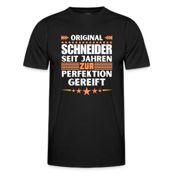 Tailors matured to perfection - Men's Functional T-Shirt - black - Front - AI Model Male 178 dark (178cm)