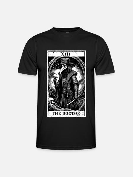 Tarot-Arzt - Männer Funktions-T-Shirt - Schwarz