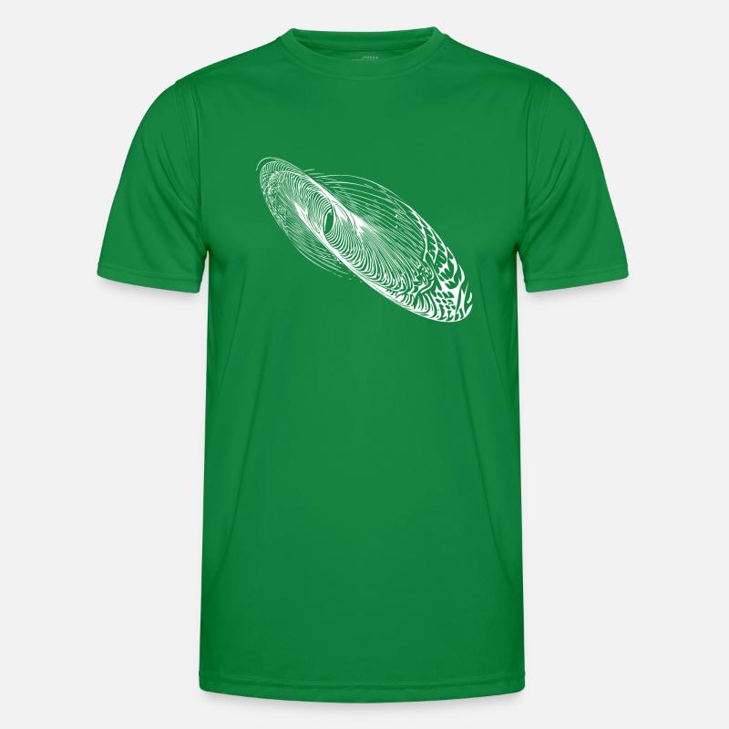Abstract oscillation shape ellipse Men's Functional T-Shirt