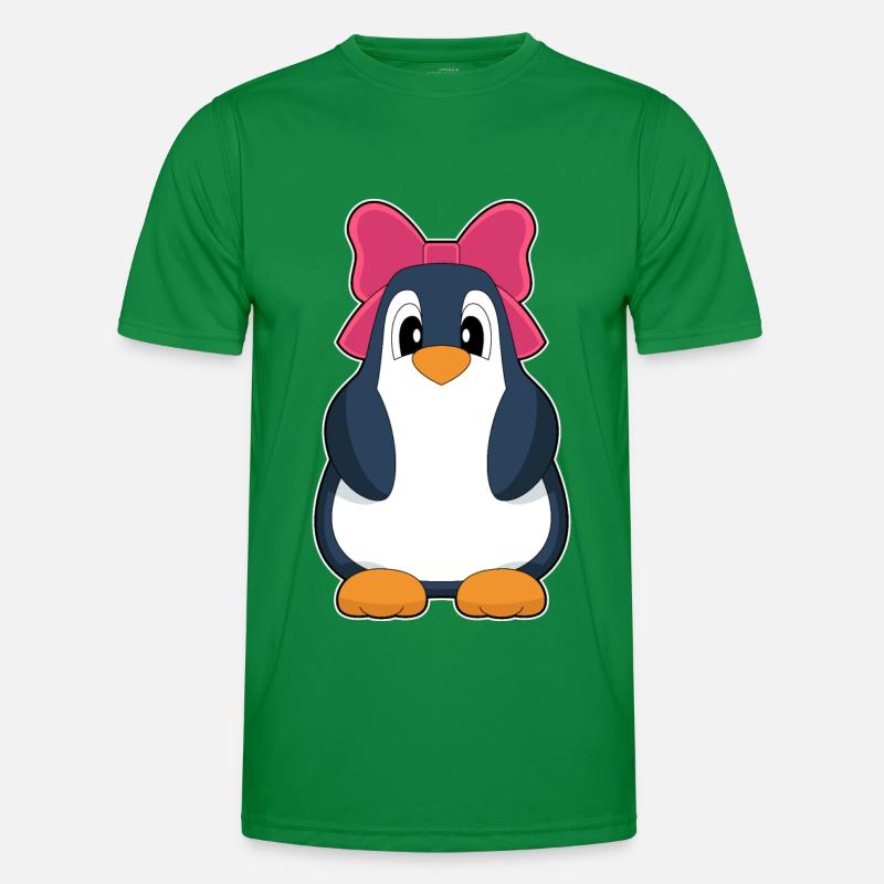 Penguin Bow Men's Functional T-Shirt