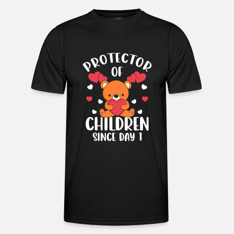 Teddy Offspring Protector - Men's Functional T-Shirt - black