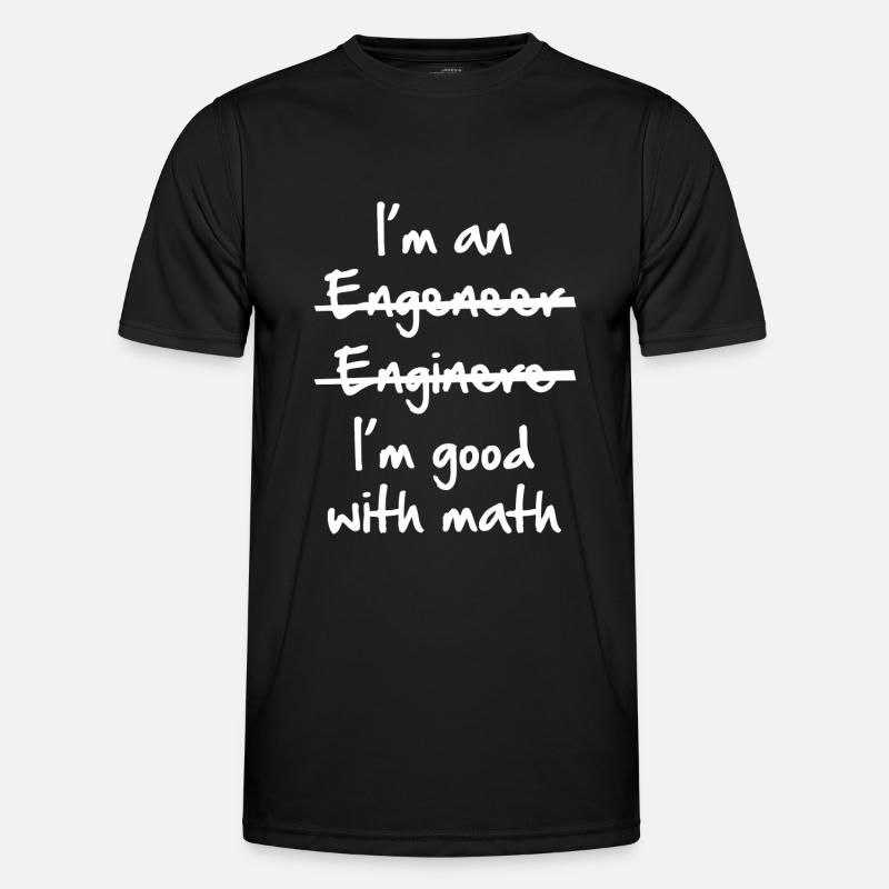 I'm Good With Math - Men's Functional T-Shirt - black