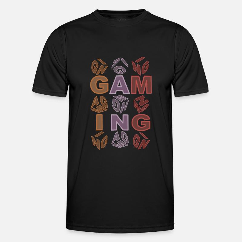 Gaming-colorful-scene Männer Funktions-T-Shirt