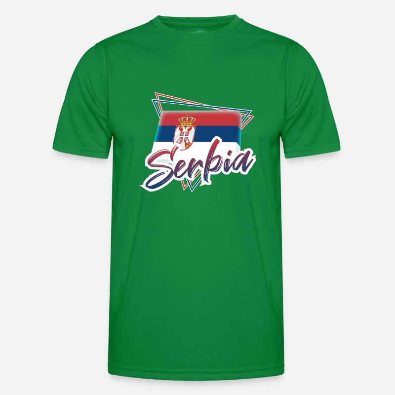 Serbie T-shirt sport Homme