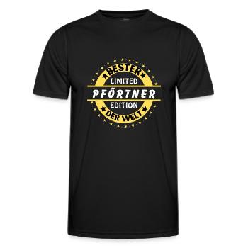 Best doorman in the world - Men's Functional T-Shirt - black - Front - AI Model Male 178 dark (178cm)