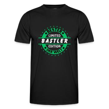 Best hobbyist in the world - Men's Functional T-Shirt - black - Front - AI Model Male 178 dark (178cm)